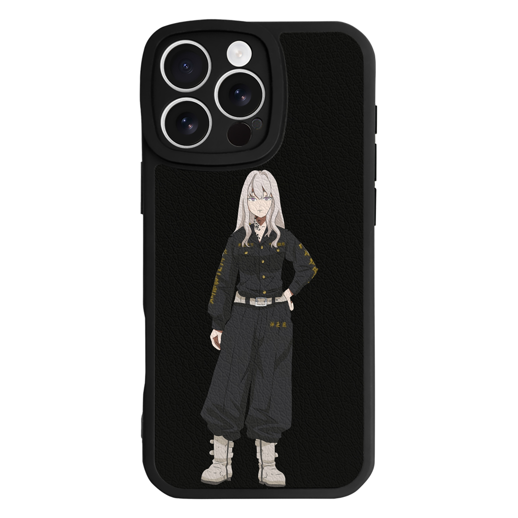 （画像用） 東京リベンジャーズ Tokyo Revengers 【iPhone 16シリーズ対応】シリコンスマホケース（レザー調） 材質：シリコン